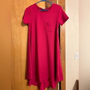 Thick solid pink Carly dress